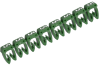 Marker CAB3, 4..6mm², 5, strip 20pcs, green