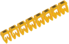 Marker CAB3, 0.5..1.5mm², W, strip 30pcs, yellow