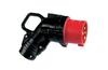 Plug Hypra, 3P+E 16A 415VAC, angeled, rubber, IP44