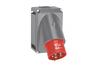 Panel Mount Inlet Hypra, 3P+N+E 32A 415VAC, plastic, IP44