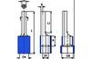 Pin Terminal w. Collar Pin b, 1.5..2.5mm² 600V, -25..75°C, PVC ^brass, 100pcs/pck, blue