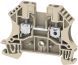 Feed-through Terminal WDU 4, 4mm² 32A 800V, beige