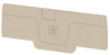 End Plate AEP 4C 2.5, beige