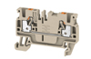 Feed-through Terminal A2C 2.5, 1-tier, 2.5mm² 24A 800V, push-in, Weidmüller, beige