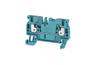 Feed-through Terminal A2C 2.5 BL, 1-tier, 2.5mm² 24A 800V, push-in, Weidmüller, blue