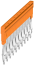 Cross-connector ZQV 6N/10, 10P 41A, orange
