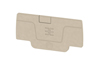 End Plate AEP 2C 1.5, beige
