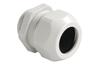 Cable Gland Syntec, PG21, ø11..18mm| 1piece sealing insert, wrench 33mm, thread 11mm, -30..100°C, PA6 ^TPE, HF, incl. O-ring, CE/UL/VDE, IP68, Agro, light grey