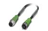Sensor/actuator Cable SAC-4P-M12MS/3.0-PUR/M12FS, 1pcs/pck
