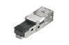 Plug RJ45 Insert IE-PI-RJ45-FH, TIA-568A/ EIA/TIA T568 B/ ProfiNet, Cat.6A / Class EA, zinc diecast