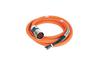 Power Cable Kinetix 2090, SpeedTec DIN (motor end) » flying-lead (drive end), 8A 600V, industrial TPE, 90m, orange