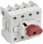 KU 463N + K/KU4P| Rotary Load Breake Switch, 63A 4x 415VAC, 2.5..35mm², TS35