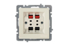 Socket Touran, mech.| audio, flush mount, beige