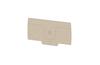 End Plate AEP 2C 10/16, beige