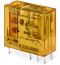 Relay 40.52, 2CO (DPDT) 8A 250VAC, cv 24VAC, 5mm pin pitch, PCB mount ^TS35 sockets (95.05/55/P5/85.3/95.3/65)