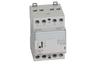 Modular Contactor CX³, 4NO 40A 400VAC, cv 230VAC low noise, handle, 3M, TS35