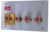 Multi Key Rotary Switch 440T, dual key isolator, 2NO 2NC 20A 690VAC, rotary, panel mount