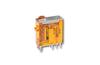 Relay 46.52, 2CO (DPDT) 8/15A 250/440VAC, cv 48VDC, mechanical indicator, 5mm pin pitch, PCB mount ^TS35 sockets (97.P2/02/52)