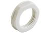 Locknut w. Flange Synthetic, PG42, wrench 65mm, thread 8mm, -30..100°C, PA6, HF, light grey