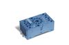 Socket 90.21, 60.13/88.02, takes 99.01, incl. 090.33 metal retaining clip, TS35, blue