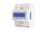 Energy Meter DDS024, 5/80A (3Ø-4w)x 230/400VAC, LCD w. backlight, pulse output 400imp/kWh, cl.1, -20..55°C, W76mm, TS35