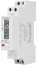 Energy Meter DDS6619, 5/60A (1Ø-2w)x 230VAC, LCD w. backlight, pulse output 1600imp/kWh, cl.1, -20..55°C, W18mm, TS35
