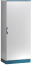 Cabinet E MOX, 600Wx1800Hx400D, monobloc, plain door, rear panel, mounting plate, 4point locking w. ø3mm double bar locking system, cable entry bottom plates, seal, C3M| epoxy resin layer, IP56 IK10, NEMA12, ocean blue, grey