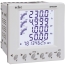 Digital Multifunction Meter MFM384, 1p2w/3p3w/3p4w, input 1/5A 100V (10kA/V)/ 1/5A 100..500VAC, prog. CT/PT, V/A/P/PF/Wp/Wq/Ws, pulse output, RS485, ModBus RTU, 4x4, 8digits LCD w. backlight, sv 100..230VAC, ■99x99/□92x92, IP65