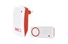 Wireless Door Chime P5750, 10-tons |110dB, socket 230VAC |up to 150m battery-free button IP44, red/white, Emos