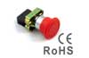 e-Stop Push-button, D40 red mushroom ^turn » release, ø22.5mm, 1NC 10A 250VAC
