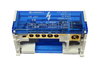Terminal Block UK, Cu, 125A 500V, N 2x (25mm², 16mm², 5x 6mm²), TS35, mounting plate