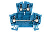 Feed-through Terminal WDK 2.5 BL, 2-tier, 2.5mm² 24A 400V, blue