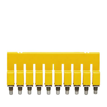 20x Weidmüller WQV 2.5/5 Querverbinder gelb Cross-Connector yellow 5p 1053960000 